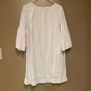 L white chaps dress